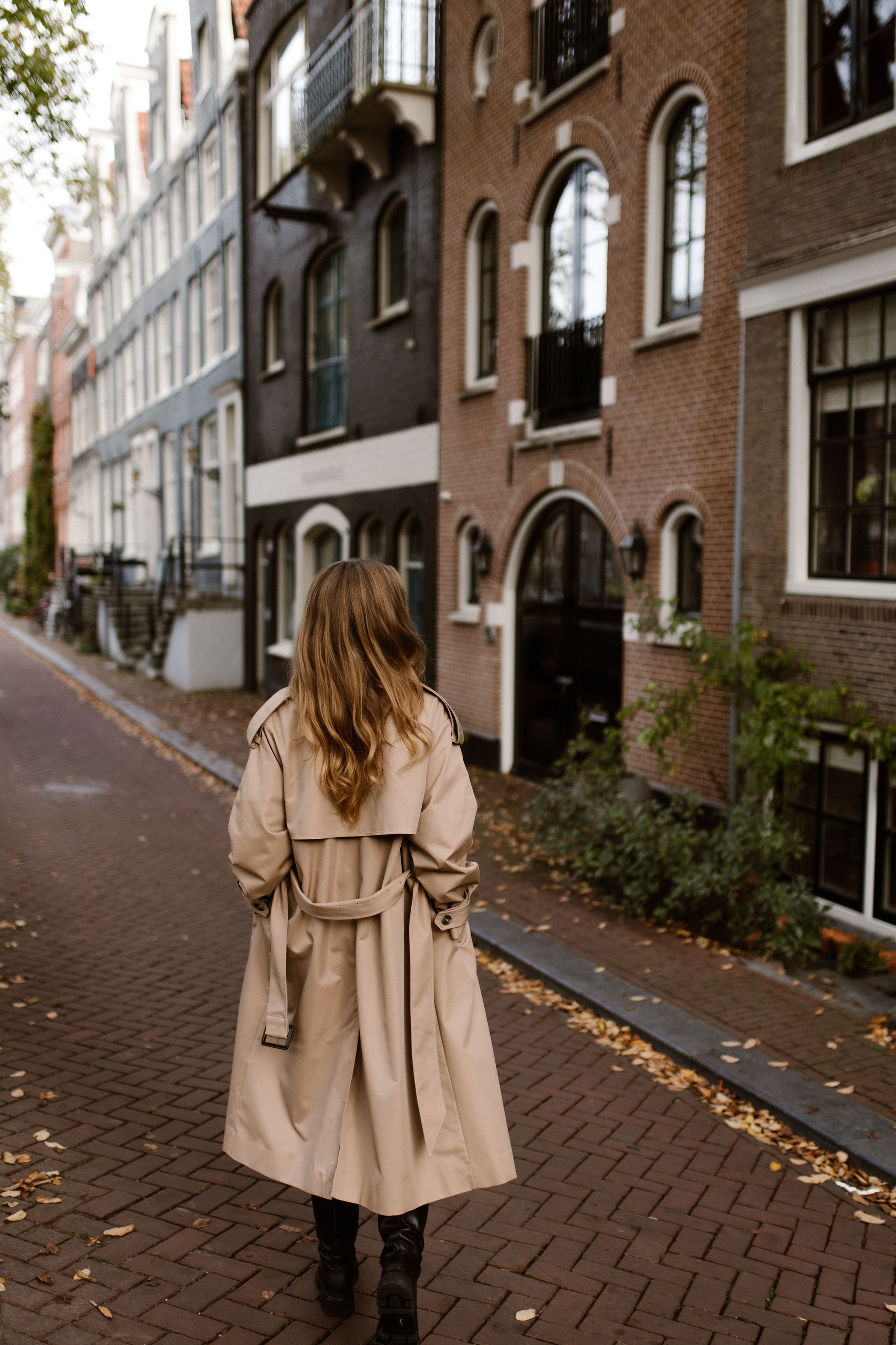 Straat in Amsterdam, waar de coachingsessies plaatsvinden